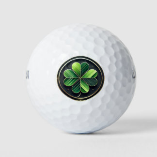 St. Patrick's Day Shamrock Green Clover Golf Balls