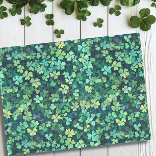 St. Patrick's day Shamrock Green Clover  Tissue Paper