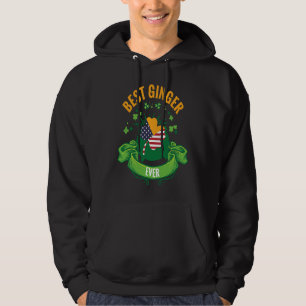 St Patricks Day Shamrock Green Proud Party Joke Hoodie