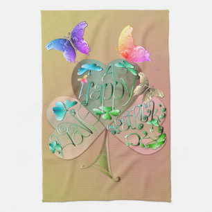 St. Patrick's Day Shamrock Kitchen Towels