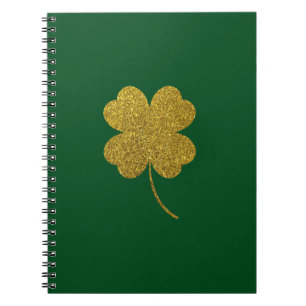 St. Patrick's Day Shamrock Notebook