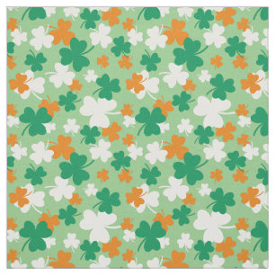 St Patrick's Day Shamrock Pattern Fabric
