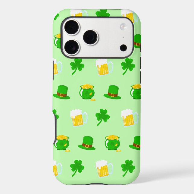 St. Patrick's Day Shamrock Pot of Gold Celtic Knot (Back)