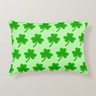 St. Patrick's Day Shamrock Pot of Gold Celtic Knot Decorative Cushion
