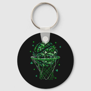 St Patricks Day Shamrock Sketll Saint Paddy's Kids Key Ring