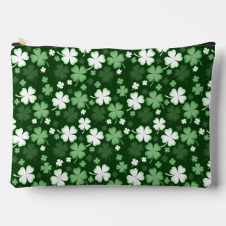 St. Patrick's Day Shamrocks Accessory Pouch