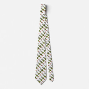 ST PATRICK'S DAY ,SHAMROCKS AND HORSESHOE White Tie