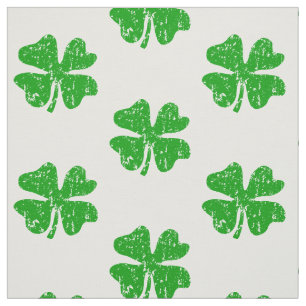St Patricks Day shamrocks fabric DIY textile