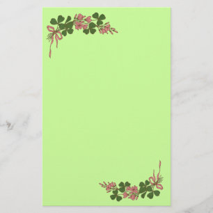 ST. PATRICK'S DAY /Shamrocks Stationery