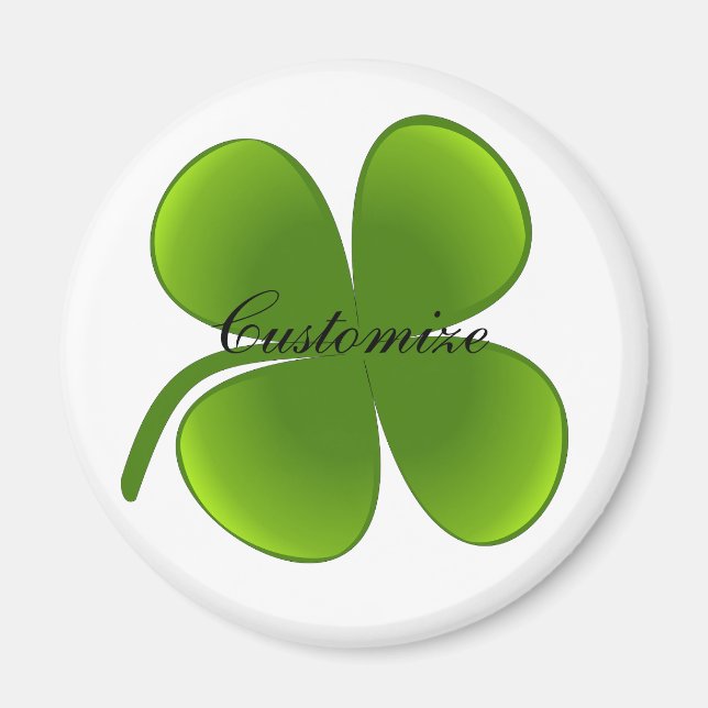 St Patrick's Day Shamrocks Thunder_Cove Magnet (Front)
