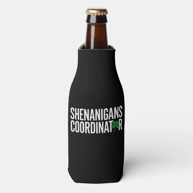 St. Patrick's Day Shenanigan Coordinator Bottle Cooler (Bottle Front)