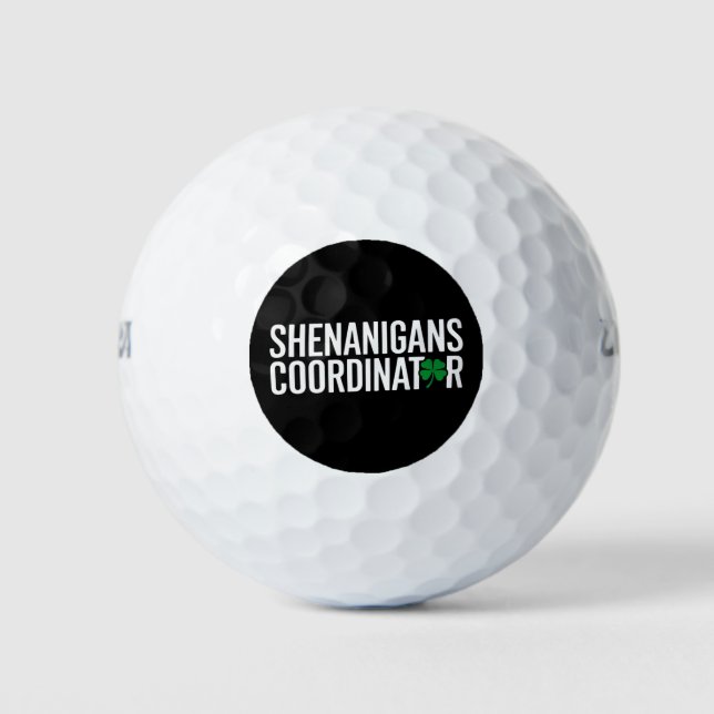 St. Patrick's Day Shenanigan Coordinator Golf Balls (Front)