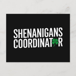 St. Patrick's Day Shenanigan Coordinator Postcard