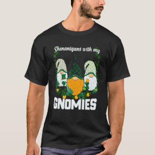 St Patrick's Day Shenanigans Gnomies Gnome Shamroc T-Shirt