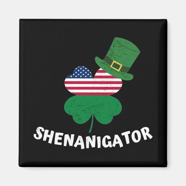 St. Patrick's Day Shenanigator Magnet (Front)