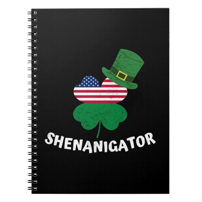 St. Patrick's Day Shenanigator Notebook (Front)