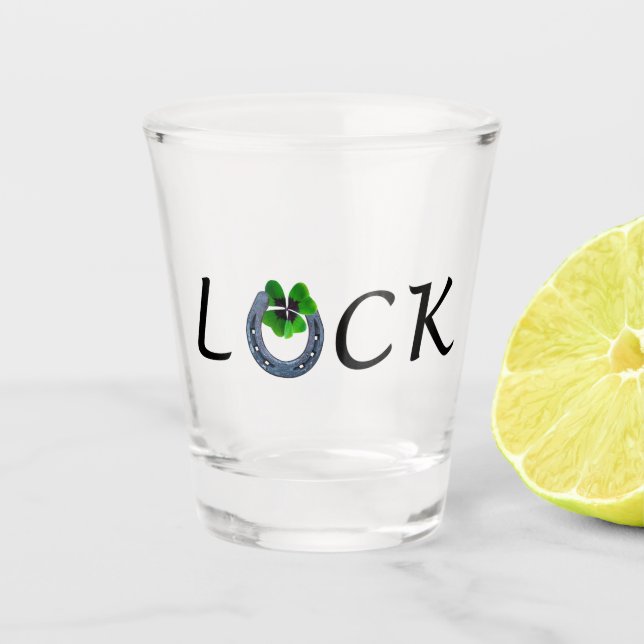 St. Patrick's Day Shot Glass (Front)