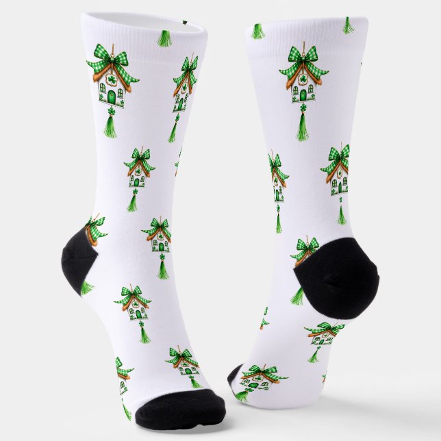  St. Patrick's Day Socks (Angled)