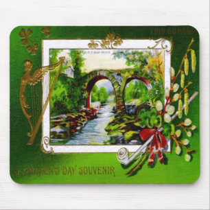 St. Patrick's Day Souvenir Card Mousepad