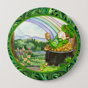 St. Patrick's Day - SRF 10 Cm Round Badge