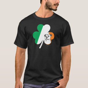 St. Patricks Day Staffy Dog Shamrock Irish Funny S T-Shirt