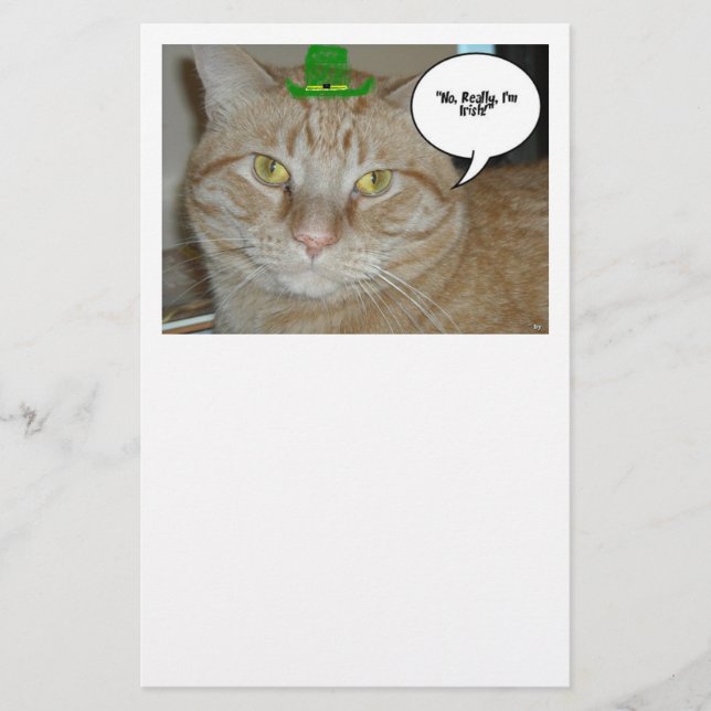 St. Patrick's Day Stationery (Front)