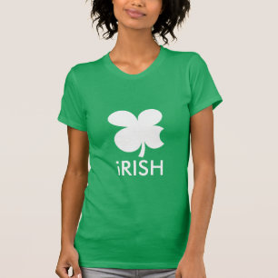 St Patrick's Day T shirt   funny Apple parody logo