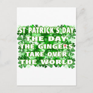 St Patricks Day-The Day The Gingers Take Over The Postcard
