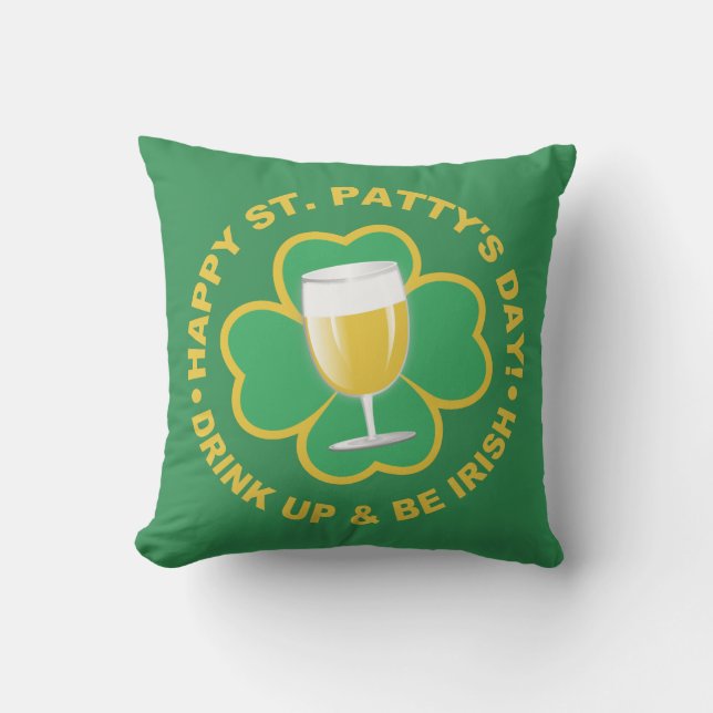 St. Patrick's Day throw pillows (Front)