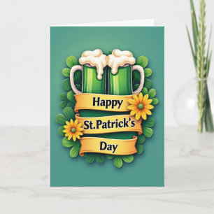 St Patricks Day Toast Card