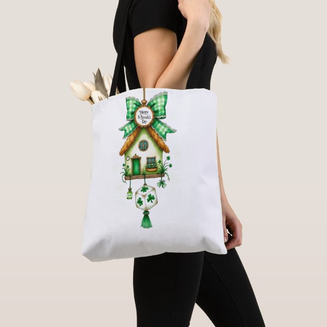  St. Patrick's Day Tote Bag (Close Up)