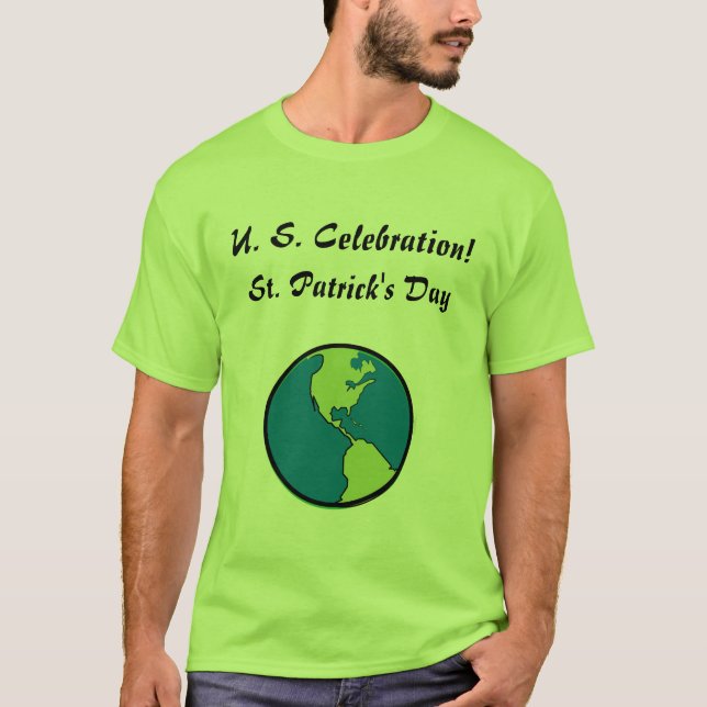 ST. Patrick's Day  U. S. Celebration-Customise T-Shirt (Front)
