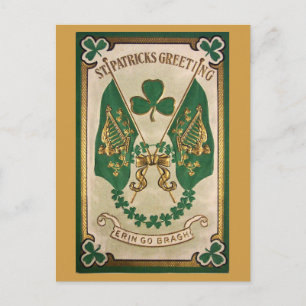 St. Patricks Day Vintage Postcard