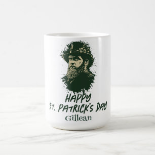 St. Patrick's Day vintage Shamrock personalise Coffee Mug