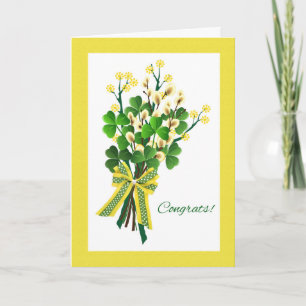 St. Patrick's Day Vows Renewal Congratulations Card