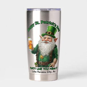 St Patrick's Day Water Bottle Insulated Tumbler