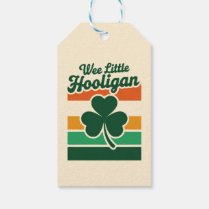 St Patricks Day Wee Little Hooligan Funny  Gift Tags