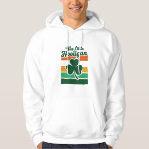 St Patricks Day Wee Little Hooligan Funny Hoodie