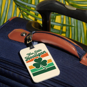 St Patricks Day Wee Little Hooligan Funny  Luggage Tag