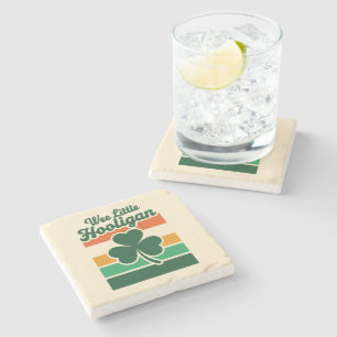 St Patricks Day Wee Little Hooligan Funny  Stone Coaster
