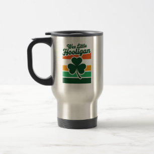 St Patricks Day Wee Little Hooligan Funny Travel Mug