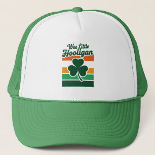 St Patricks Day Wee Little Hooligan Funny Trucker Hat