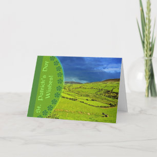 St. Patrick's Day Wishes, Irish Landscape Card