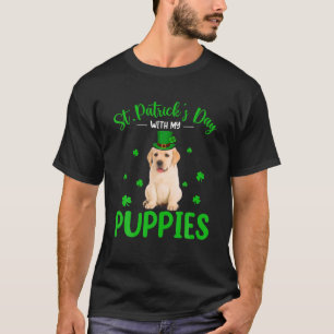 St Patrick's Day With My Puppies St Patrick Leprec T-Shirt