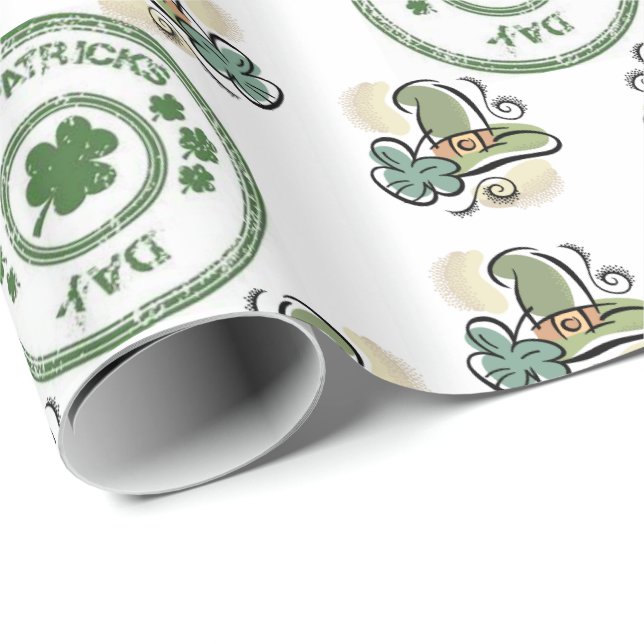 St. Patrick's Day Wrapping Paper (Roll Corner)