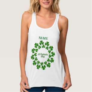 St Patrick's Day Wreath Thunder_Cove   Singlet