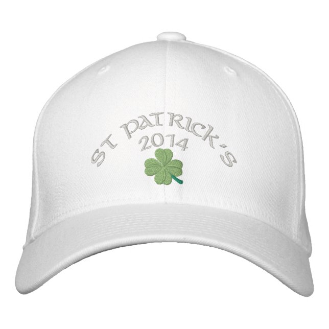St Patrick's Embroidered Hat (Front)