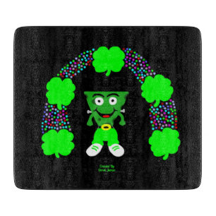 St. Patrick's FrankenCheese Cutting Board