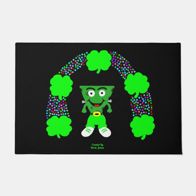 St.  Patrick's FrankenCheese Door Mat (Front)