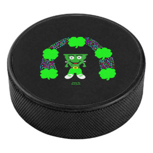 St.  Patrick's FrankenCheese Hockey Puck